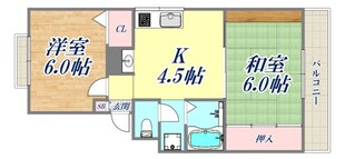 ロイヤルカーサ原の物件間取画像